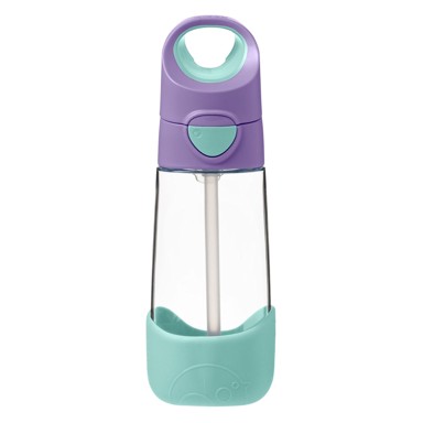 B.BOX Bočica sa slamkom Tritan, 450 ml, Lilac pop