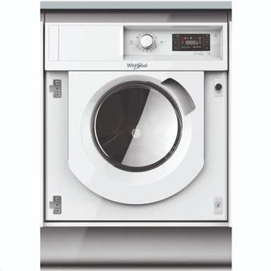 WHIRLPOOL Ugradbena perilica rublja BI WMWG 71483E EU N, 7 kg, 1351 o/min, bijela