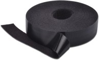 DIGITUS Čičak traka za kabele, 20 mm, 10 m rola, crna