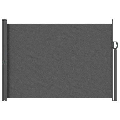 Retraktabilna bočna tenda, 140 cm, 100% poliester, željezo i čelik, antracit