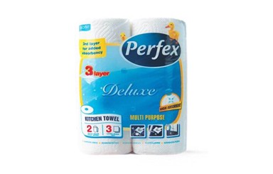 PERFEX Troslojni papirnati ručnici, 23 cm, 2 role