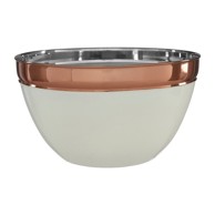 PREMIER HOUSEWARES Zdjela od nehrđajućeg čelika u bakrenoj boji/bež ø 26 cm Prescott