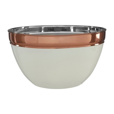 PREMIER HOUSEWARES Zdjela od nehrđajućeg čelika u bakrenoj boji/bež ø 26 cm Prescott