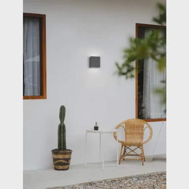 Vanjska zidna svjetiljka, LED, 10,4W, 3000K, 639 lm, IP65, Zaro, NL9492650, antracit