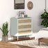 Komoda od ratana MDF, zelena