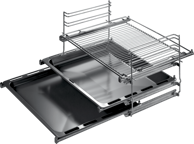 BOSCH Teleskopske vodilice za ugradbenu pećnicu 3-razine HEZ438301