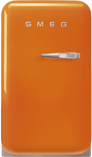 SMEG Mini hladnjak, FAB5LOR6, narančasti