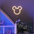DISNEY Neonska LED lampa Mini Mikijeve Uši, žuta