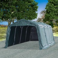 Šator za stoku uklonjivi, 3,3 x 4,8 m, PVC 550 g/m², tamnozelena