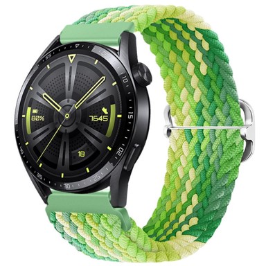 B-STRAP Elastic Nylon remen za Samsung Galaxy Watch 3 45mm, lime