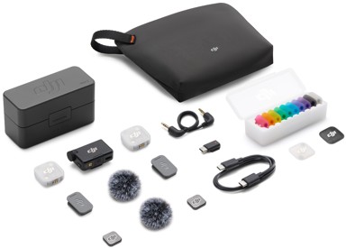 DJI Mikrofon Mic Mini 2 2 TX + 1 RX + kućište za punjenje 5000223169, crni