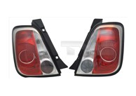 TYC Zadnje svjetlo FIAT 500 lijevo -15 s crnim rubom 11-11284-21-2