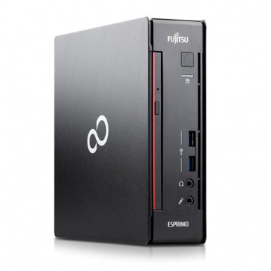 FUJITSU Stolno računalo Esprimo Q556/2 (obnovljeno) / Intel Core i5-6400T, 8 GB RAM, 256 GB SSD, DVD-RW, Intel HD Graphics, Windows 10 Pro, crna