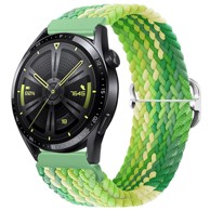 B-STRAP Elastic Nylon remen za Huawei Watch 3 / 3 Pro, lime