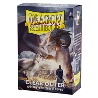 DRAGON SHIELD Vanjski omoti za karte Standard Matte, prozirni, 100 kom.