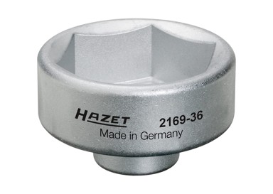 HAZET Ključ za filter ulja fi 50 mm, 6-kutni za VW Touareg, T5 2,5 TDI, Audi, MB, BMW, 2169-36