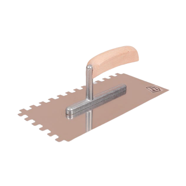 STRONG Gleter nazubljeni, drvena drška, N8