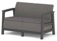 KETER Vrtna sofa Scandi Linea 270926, grafitna