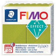 STAEDTLER Masa za modeliranje 8010-51, FIMO Effect Metallic, 57 g, metalik zelena