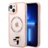 KARL LAGERFELD Ružičasta maskica Iconic Karl&Choupette MagSafe za Apple iPhone 14 Plus