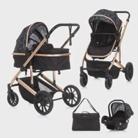 CHIPOLINO Kolica ENIGMA 3U1, crna