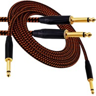 RED'S Kabel za glazbene instrumente jack 6,3 mm / jack 6,3 mm, pleteni, 5 m