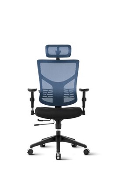 ERGOVISION Ergonomska uredska stolica Essent, crno-plava