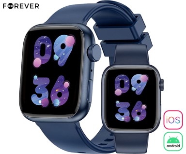 FOREVER Pametni sat iGO 3 JW-500, Bluetooth, plavi