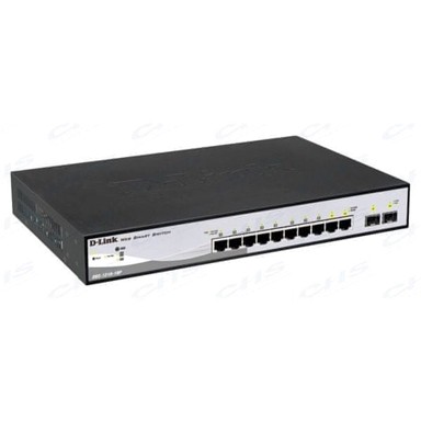 D-LINK Switch DGS-1210-10P, 10-Port, Gigabit Ethernet