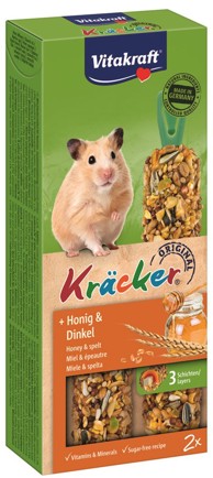 VITAKRAFT Kreker za hrčke s medom, 2 kom, 112 g