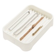 IDESIGN Bijeli organizator za nakit Eco Bin, 28, 12 x 19, 23 cm