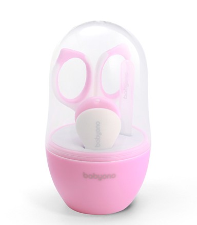 BABYONO Set za manikuru u kutijici roza