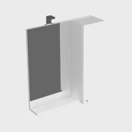 FEROTEHNA Kupaonski ormarić, gornji, s ogledalom Ema 65