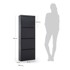 KAVE HOME Antracitni metalni cipelar s 4 preklopne ladice Rox