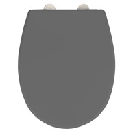 WENKO Siva WC daska od nehrđajućeg čelika Vorno