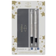 PARKER poklon set IM Brushed Metal C.C. DuoSet