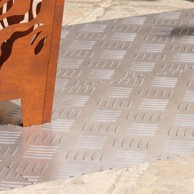 Alu čelični limovi 4 kom protuklizni 90x40 cm