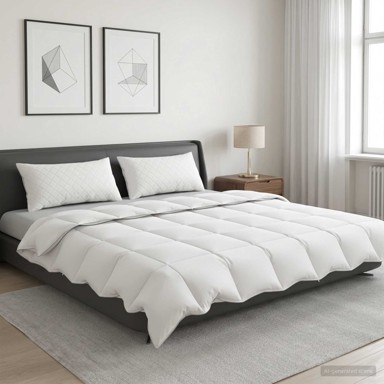 Poplun Fulda 3 kom. 200 x 200 cm 90 % guščji puh ljeto 100 GSM