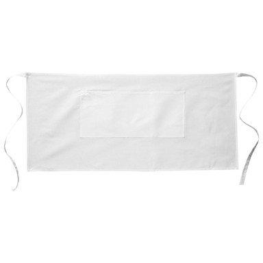 MIDOCEANBRANDS Kratka pregača za kuhanje MO830506, 90 x 40 cm, bijela