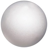 KNORR PRANDELL Ukras od stiropora 21-6760040, kuglica, 4 cm, bijela, 10 kom