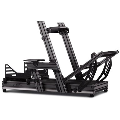 NEXT LEVEL RACING Simulator Cockpit F-GT Elite Aluminium - Wheel Plate Edition, NLR-E001, crna