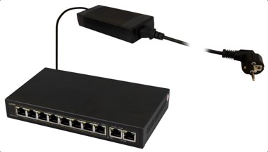 PULSAR Switch SG108, 10-Port, Gigabit Ethernet, PoE