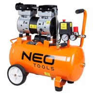NEO TOOLS Bezuljni kompresor, 24 L