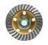 AWTOOLS Turbo segmentirana dijamantna ploča za mljevenje betona, 115 mm