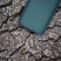 SPACECASE Silikonska maskica s prstenom za Apple iPhone 11, tamnozelena