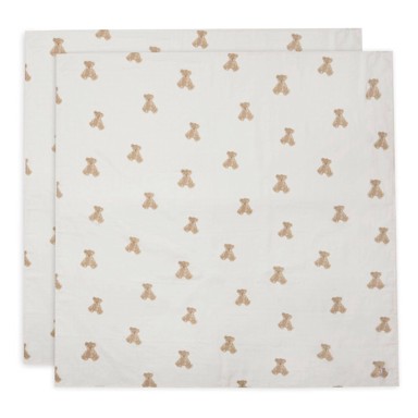 JOLLEIN Tetra pelena, 2/1, 115x115cm, teddy bear, više boja