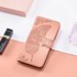 Preklopna futrola za Xiaomi Poco F7 Ultra, leptir, ružičasto-zlatna