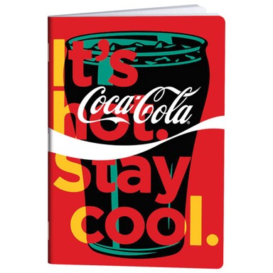 MAR MAR Bilježnica, meki uvez, karo, A4, 40 listova, 80 g/m², Coca-Cola