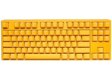 DUCKY Tipkovnica One 3 TKL Gaming USB QWERTY engleska žuta