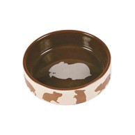 TRIXIE Posuda keramička za glodavce motiv hrčka 0,08 l/fi 8 cm